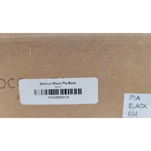 Coconuts By Matisse Pia Black Ankle Boots Size 8M Womens Footwear New in Box - Picture 9 of 10